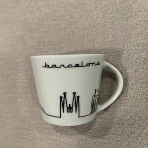 Barcelona White Espresso Cup